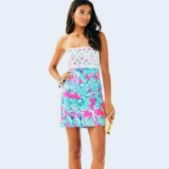 Lilly Pulitzer Dresses Lilly Pulitzer Brynn Dress Raz Berry Lobsters In Love 0 Poshmark